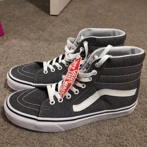 BRAND NEW Gray Hightop Vans